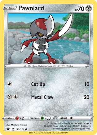 Pawniard (133/202) - SSSBS  - Common - Reverse Holofoil