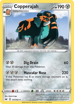 Copperajah (137/202) - SSSBS  - Holo Rare - Reverse Holofoil