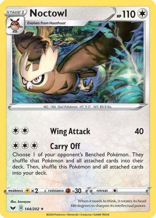 Noctowl (144/202) - SSSBS  - Rare
