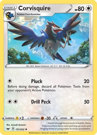 Corvisquire (151/202) - SSSBS  - Uncommon