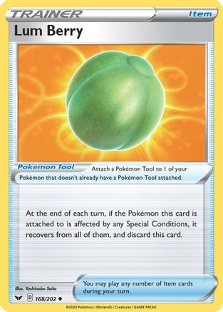 Lum Berry (168/202) - SSSBS  - Uncommon - Reverse Holofoil