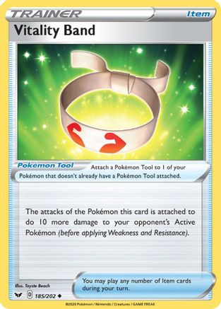 Vitality Band (185/202) - SSSBS  - Uncommon - Reverse Holofoil