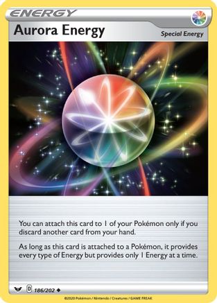 Aurora Energy (186/202) - SSSBS  - Uncommon - Reverse Holofoil