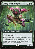 Spring-Leaf Avenger (NEO-481) - rare: (Extended Art) - Foil