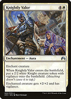 Knightly Valor (ORI-022) - uncommon