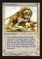 Savannah Lions (IED-039) - rare