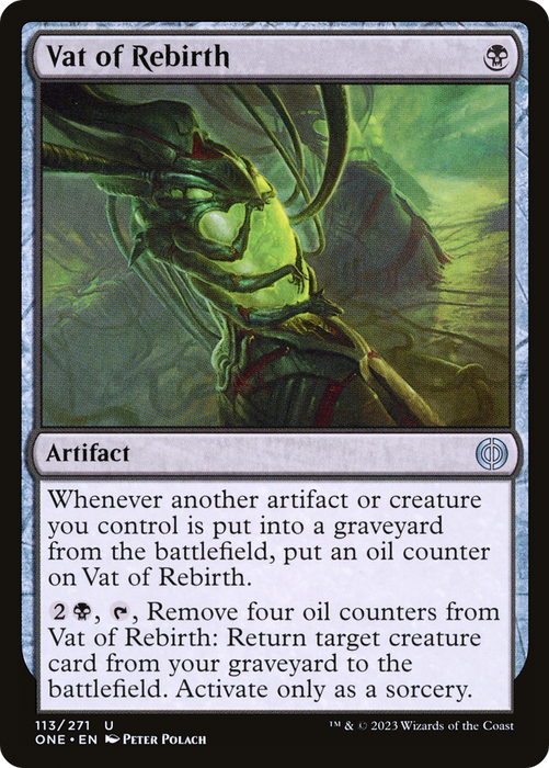 Vat of Rebirth (ONE-113) - uncommon - Foil
