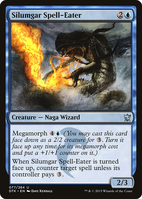 Silumgar Spell-Eater (DTK-077) - uncommon - Foil