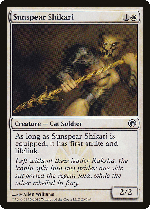 Sunspear Shikari (SOM-023) - common - Foil