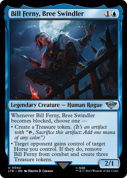 Bill Ferny, Bree Swindler (LTR-042) - uncommon - Foil