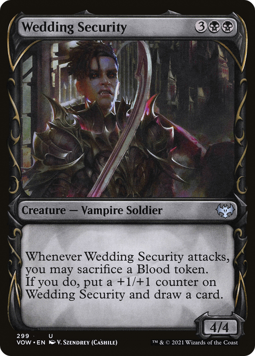 Wedding Security (VOW-299) - uncommon: (Showcase) - Foil