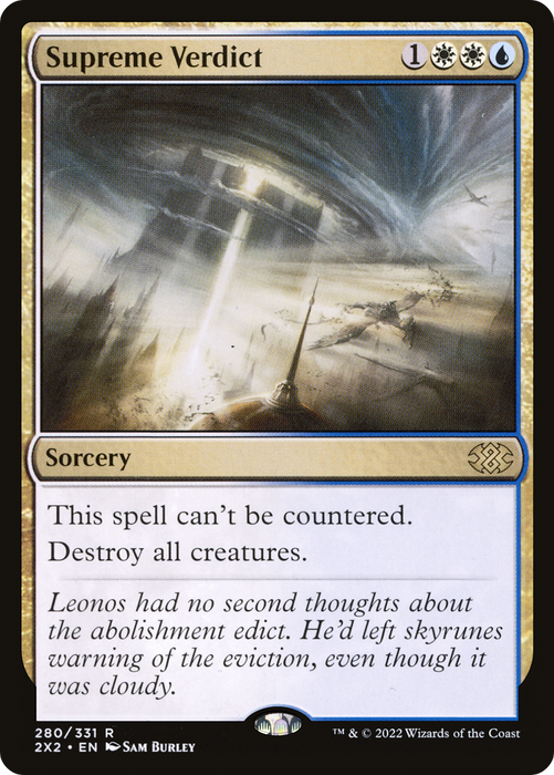 Supreme Verdict (2X2-280) - rare - Foil