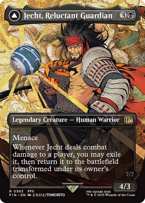 Jecht, Reluctant Guardian (Borderless) (FIN-363) - rare