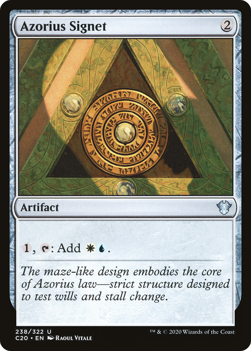 Azorius Signet (C20-238) - uncommon