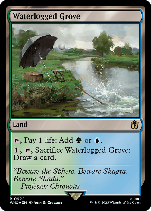 Waterlogged Grove (WHO-922) - rare - Foil