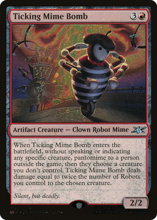 Ticking Mime Bomb (UNF-410) - uncommon - Foil