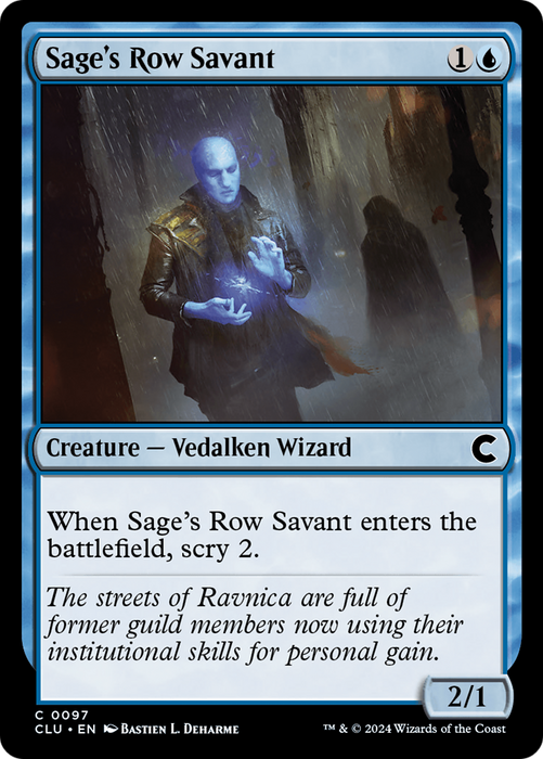 Sage's Row Savant (CLU-097) - common