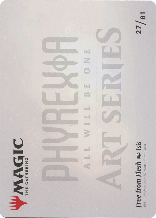 Free from Flesh // Free from Flesh (AONE-027) - common (Borderless) - Foil