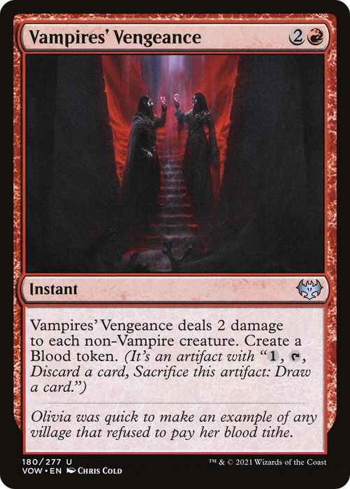 Vampires' Vengeance (VOW-180) - uncommon - Foil