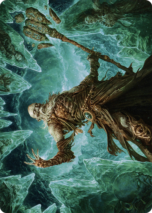 Draugr Necromancer // Draugr Necromancer (AKHM-022) - common (Borderless) - Foil