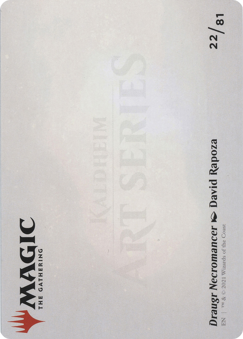 Draugr Necromancer // Draugr Necromancer (AKHM-022) - common (Borderless)