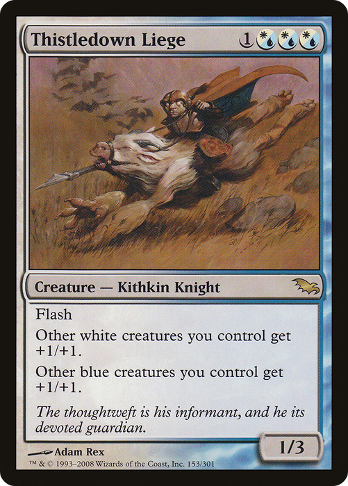 Thistledown Liege (SHM-153) - rare - Foil