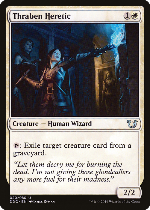 Thraben Heretic (DDQ-020) - uncommon