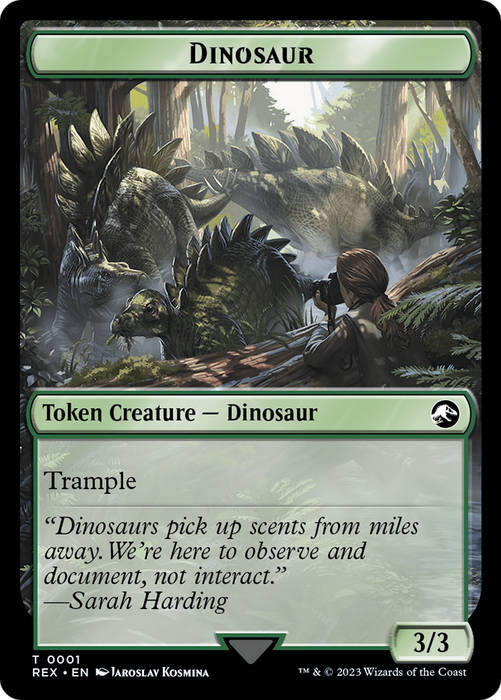 Dinosaur (TREX-001) - common - Foil