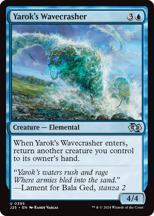 Yarok's Wavecrasher (J25-395) - uncommon