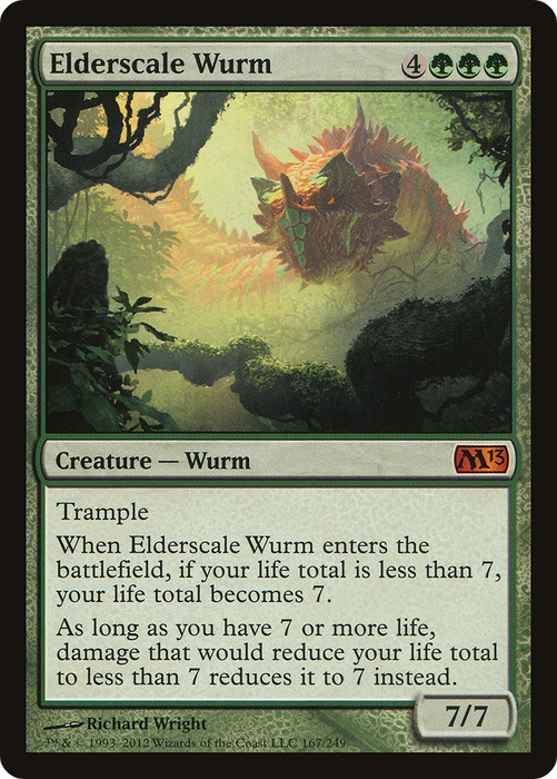 Elderscale Wurm (M13-167) - mythic - Foil
