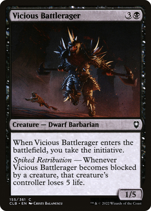 Vicious Battlerager (CLB-155) - common