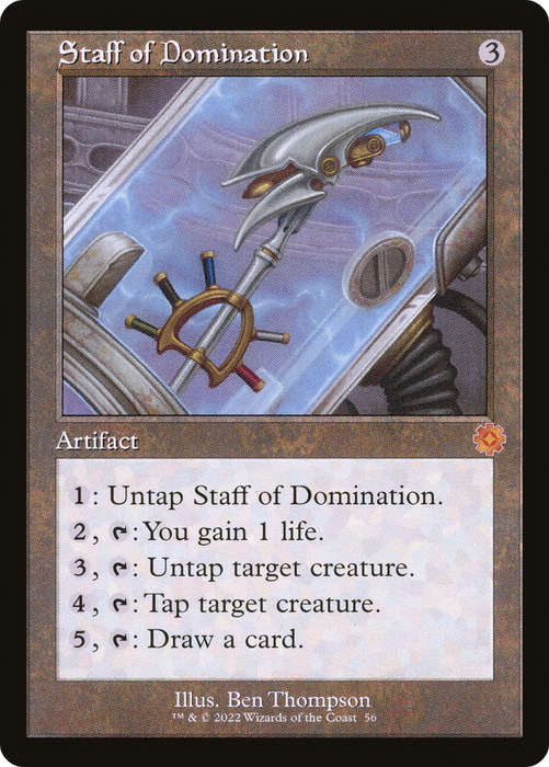 Staff of Domination (BRR-056) - mythic - Foil