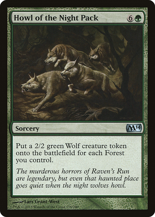 Howl of the Night Pack (M14-178) - uncommon - Foil