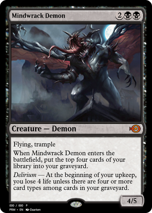 Mindwrack Demon (PRM-60480) - mythic - Foil