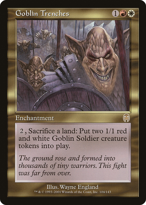 Goblin Trenches (APC-104) - rare - Foil