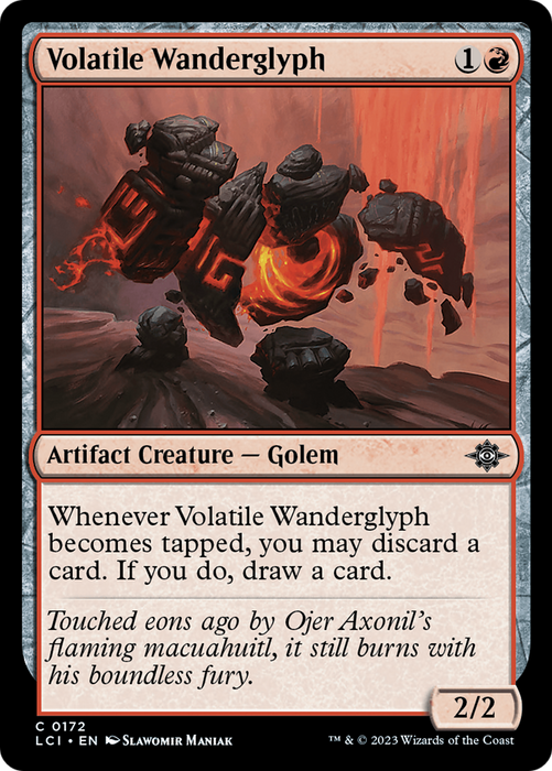 Volatile Wanderglyph (LCI-172) - common - Foil