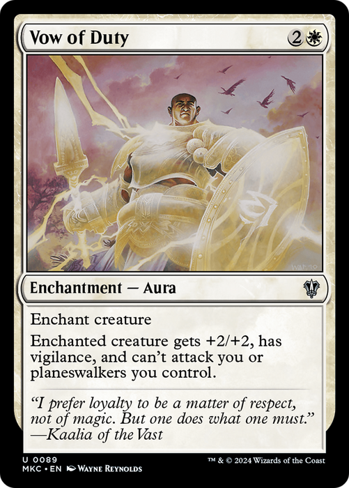 Vow of Duty (MKC-089) - uncommon