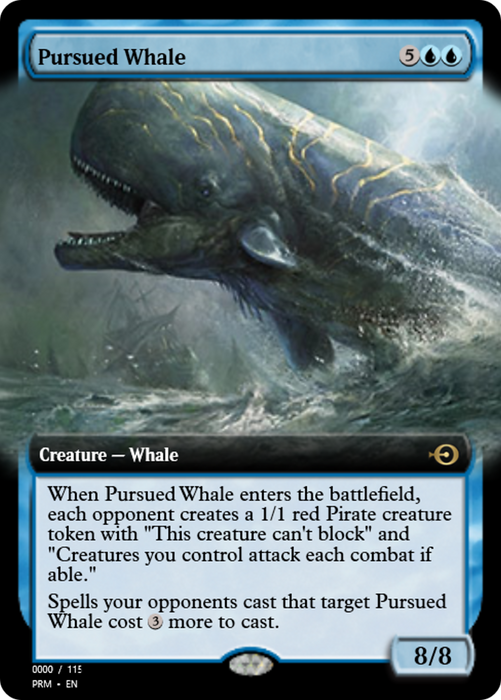 Pursued Whale (PRM-82024) - rare - Foil