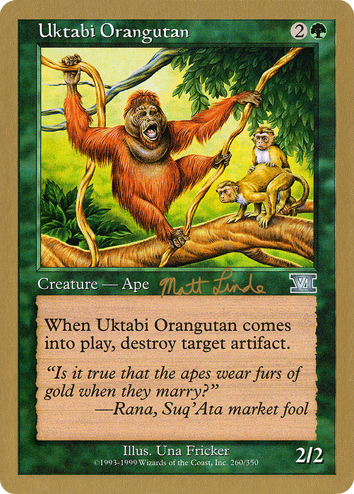 Uktabi Orangutan (WCD-ML260) - uncommon