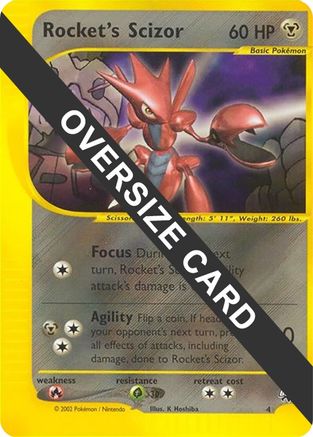 Rocket's Scizor (004) - JC  - Promo - Holofoil