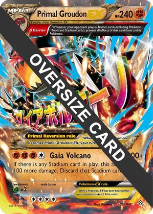 Primal Groudon EX (086/160) - JC  - Promo - Holofoil