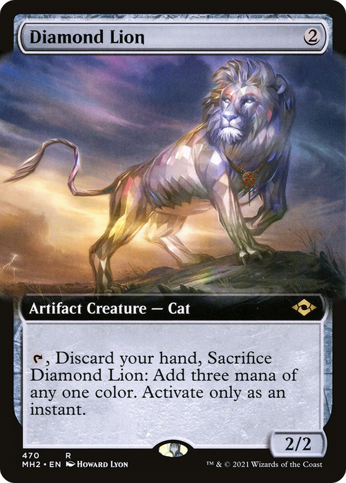 Diamond Lion (MH2-470) - rare: (Extended Art)