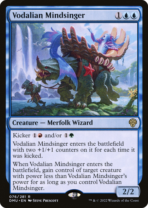 Vodalian Mindsinger (DMU-076) - rare - Foil