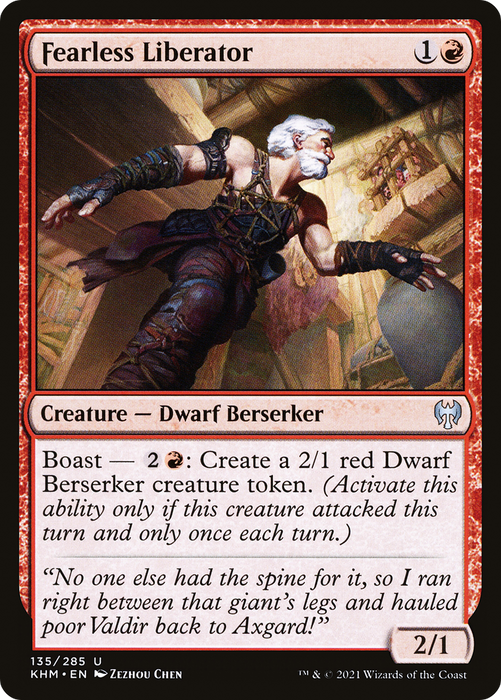Fearless Liberator (KHM-135) - uncommon - Foil