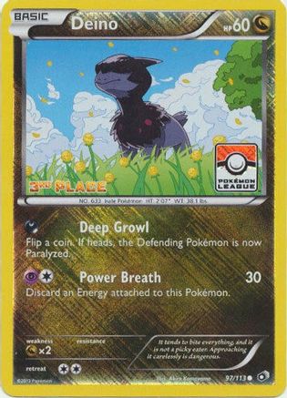 Deino (097/113) - LCC  - Promo - Reverse Holofoil