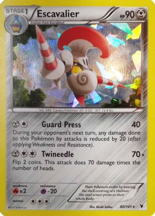 Escavalier (080/101) - DE  - Holo Rare - Holofoil