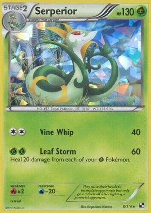 Serperior (005/114) - DE  - Holo Rare - Holofoil