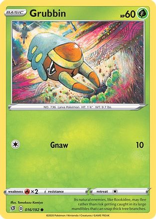 Grubbin (016/192) - SRC  - Common - Reverse Holofoil