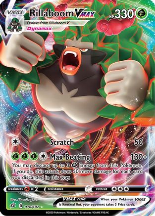 Rillaboom VMAX (018/192) - SRC  - Ultra Rare - Holofoil