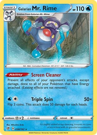 Galarian Mr. Rime (038/192) - SRC  - Rare